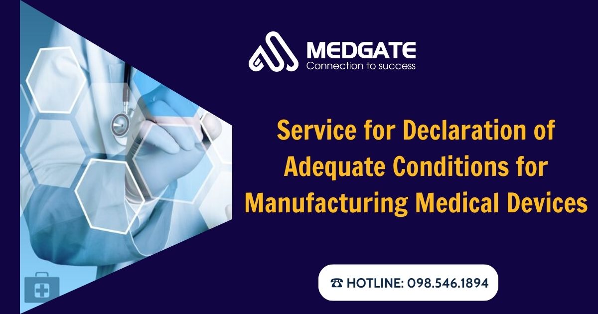 Service for Declaration of Adequate Conditions for Manufacturing Medical Devices